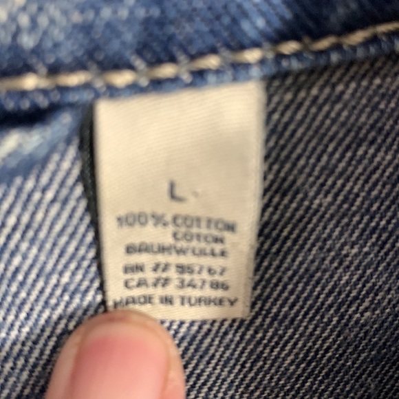 Mavi Jeans & Co Jean jacket, embroidered, Sz Large* See measurements - Picture 10 of 13